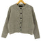 ザラ ZARA ウール混 アクリルクルーネックカーディガン レディース import:S