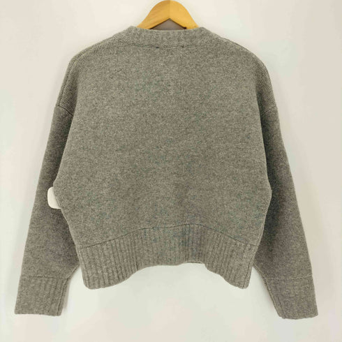 ザラ ZARA ウール混 アクリルクルーネックカーディガン レディース import:S