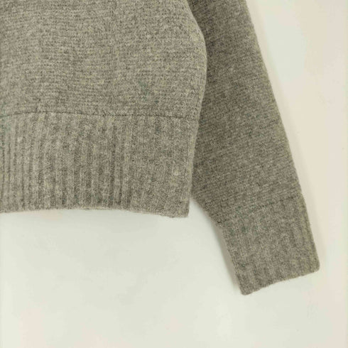 ザラ ZARA ウール混 アクリルクルーネックカーディガン レディース import:S