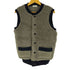 HELLER'S CAFE 1920s Utica Gray-Navy Old Fleece Pile VEST フリースパイルベスト メンズ US:38