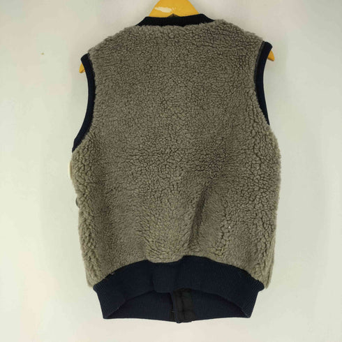HELLER'S CAFE 1920s Utica Gray-Navy Old Fleece Pile VEST フリースパイルベスト メンズ US:38