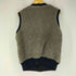 HELLER'S CAFE 1920s Utica Gray-Navy Old Fleece Pile VEST フリースパイルベスト メンズ US:38