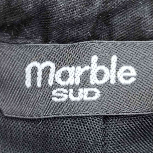 マーブルシュッド Marble Sud ライトツイル 裾タックボリュームパンツ レディース