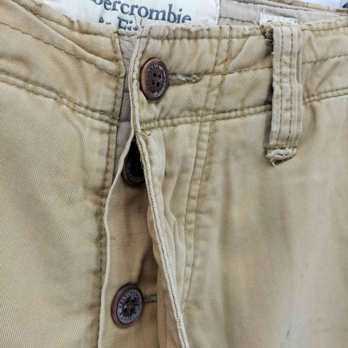 アバクロンビーアンドフィッチ Abercrombie & Fitch ダメージ加工 ハーフカーゴパンツ 亜熱帯 メンズ 34