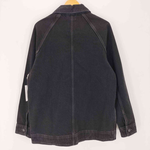 ギャップ Gap 襟コーデュロイ デニムカバーオール ブラックデニム メンズ XS