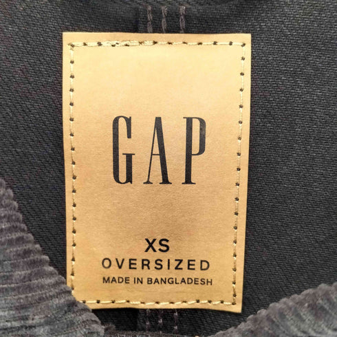 ギャップ Gap 襟コーデュロイ デニムカバーオール ブラックデニム メンズ XS