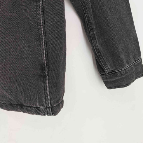 ギャップデニム GAP DENIM ブラックデニム シャツジャケット メンズ XS