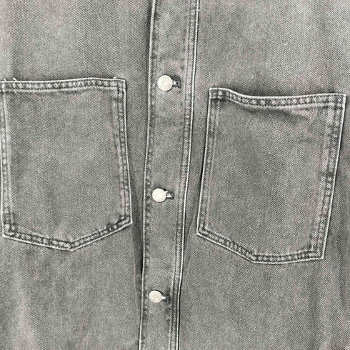 ギャップデニム GAP DENIM ブラックデニム シャツジャケット メンズ XS
