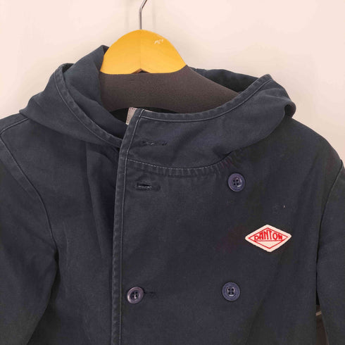 ダントン DANTON フード付き ダブルボタン ロングコート メンズ US:40