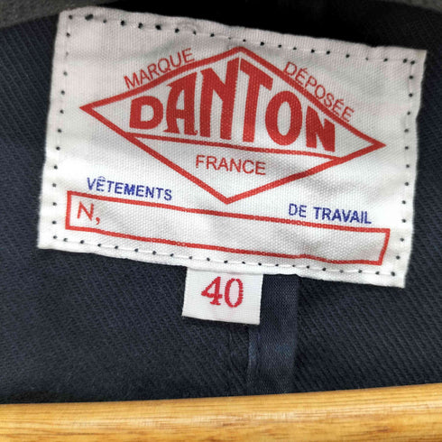 ダントン DANTON フード付き ダブルボタン ロングコート メンズ US:40
