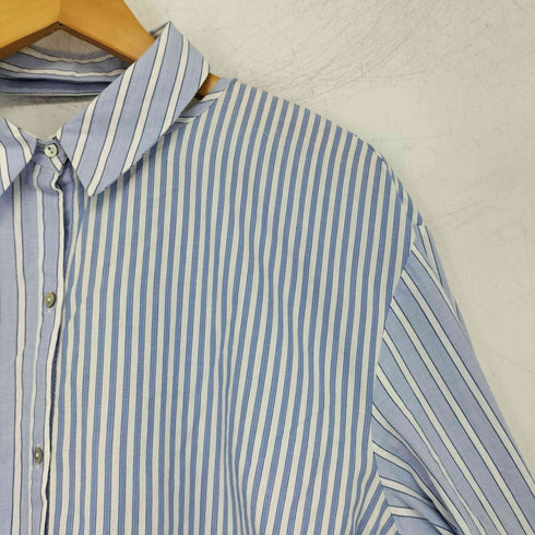 ザラ ZARA マルチストライプ柄ブラウス レディース import:S