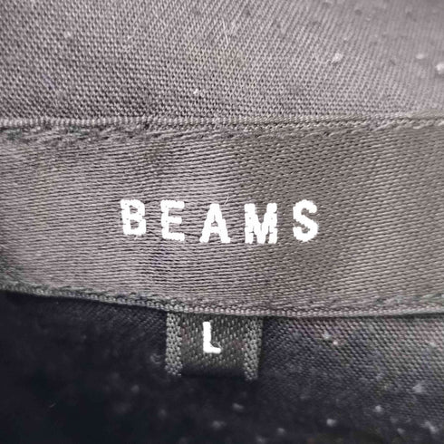 ビームス BEAMS ワイドストレート シンセティックレザー オーバーパンツ メンズ JPN:L L