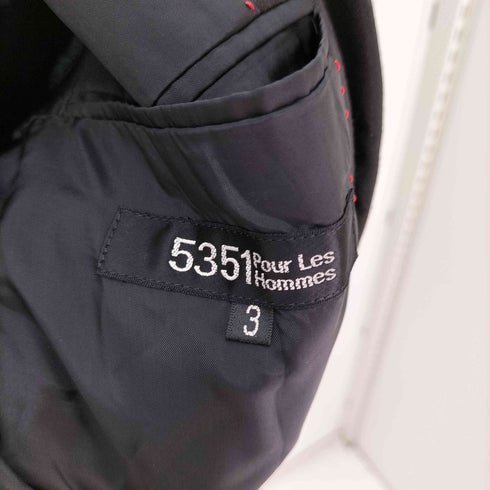 ゴーサンゴーイチプールオム 5351 POUR LES HOMMES グロス タキシード テーラードジャケット メンズ JPN:3