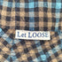 レットルーズ Let LOOSE ナイロン混 チェックメトロハット メンズ M