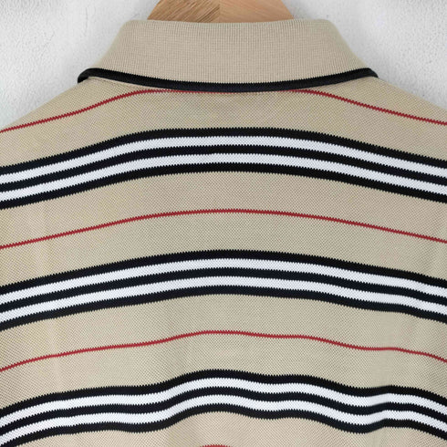 バーバリーゴルフ BURBERRY GOLF ノバストライプ ショートスリーブ ポロシャツ メンズ JPN:M