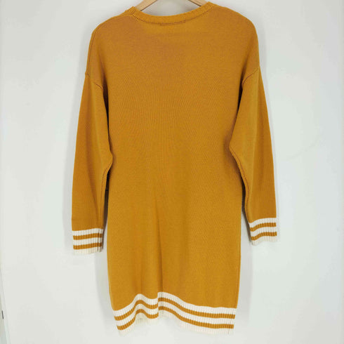 ヴィヴィアンタム VIVIENNE TAM 22AW 異素材 L/S ニット ワンピース レディース 38