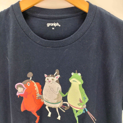 デザインティーシャツストアグラニフ Design Tshirts Store graniph アニメプリントTシャツ メンズ SS