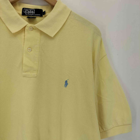 ポロバイラルフローレン Polo by RALPH LAUREN ポニー刺繍 半袖ポロシャツ メンズ L