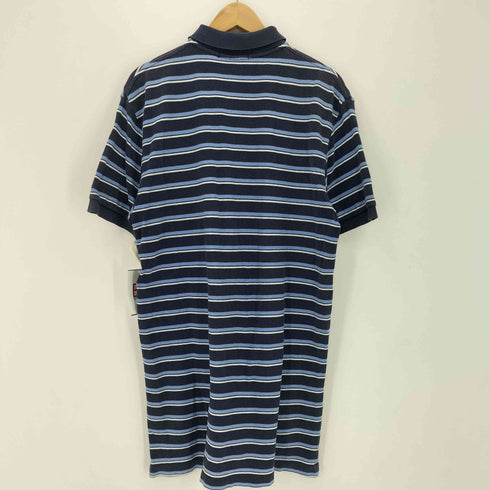 ポロバイラルフローレン Polo by RALPH LAUREN ポニー刺繍 ボーダー 半袖ポロシャツ メンズ M