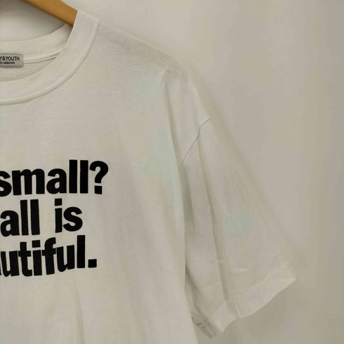 ビューティーアンドユースユナイテッドアローズ BEAUTY & YOUTH UNITED ARROWS ロゴグラフィッククルーネックTシャツ メンズ
