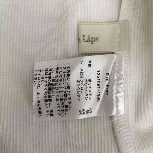 Glam Lips グラムリップス スウィッチ レース Stretch ロングスリーブ レディース FREE