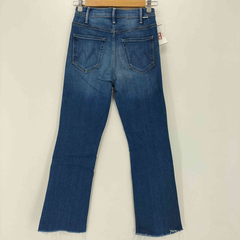 マザー mother THE HUSTLER ANKLE FRAY USA製 アンクルフレアカットオフデニムパンツ レディース US:26-27
