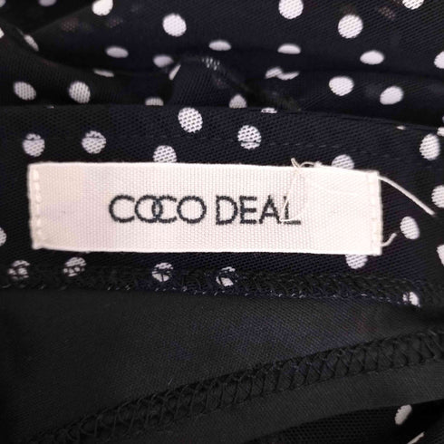 ココディール COCO DEAL メッシュプリントギャザーワンピース レディース 1