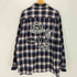 プレイボーイ PLAYBOY SEQUENZ ワッペンフランネルチェックシャツ メンズ import:L