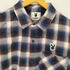 プレイボーイ PLAYBOY SEQUENZ ワッペンフランネルチェックシャツ メンズ import:L