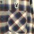 プレイボーイ PLAYBOY SEQUENZ ワッペンフランネルチェックシャツ メンズ import:L