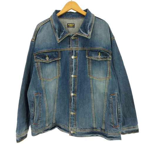 オシュコシュ OSHKOSH classic 加工 カラーステッチ デニムトラッカージャケット メンズ 3L