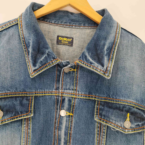 オシュコシュ OSHKOSH classic 加工 カラーステッチ デニムトラッカージャケット メンズ 3L