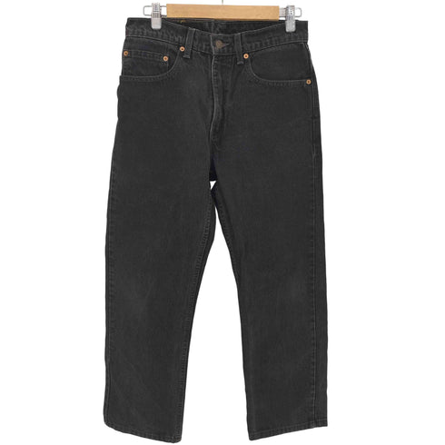 リーバイス Levis 90s カナダ製 ボタン裏216 505 ジップフライ ストレート ブラック デニムパンツ メンズ W31 L30