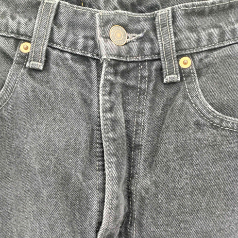 リーバイス Levis 90s カナダ製 ボタン裏216 505 ジップフライ ストレート ブラック デニムパンツ メンズ W31 L30