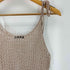 ザラ ZARA メタリックメッシュワンピース レディース M