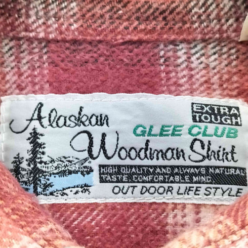 Alaskan Glee Club Woodman Shirt アラスカングリークラブウッドマンシャツ フランネルチェックシャツ メンズ import:M