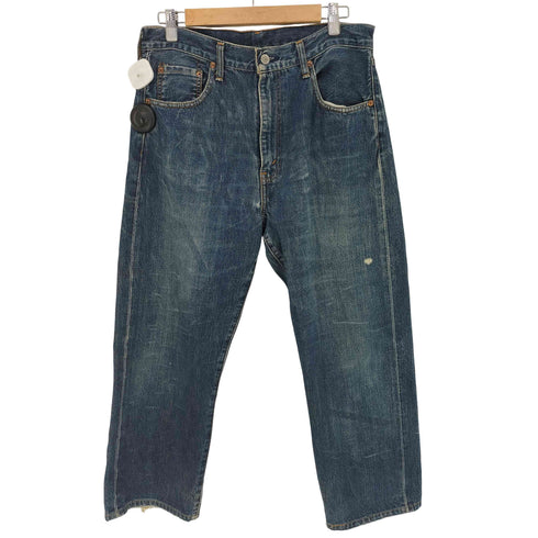 リーバイス Levis 日本製 ボタン裏J22 赤耳 BIGE復刻502XX デニムパンツ メンズ US:34-35