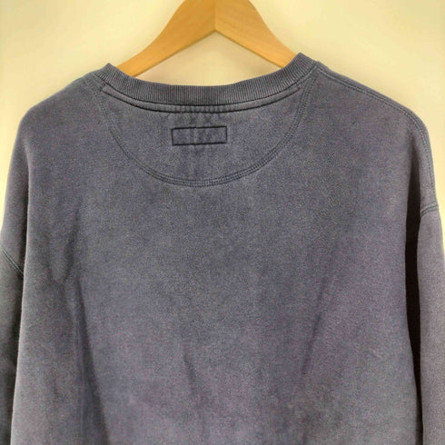 フィラ FILA 90-00S ワンポイントロゴ刺繍 前Vガゼット プルオーバー スウェット メンズ import:L