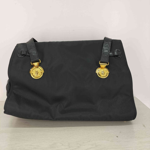 ジャンニヴェルサーチ GIANNI VERSACE ナイロン レザー コンビ ショルダーバッグ レディース ONE SIZE