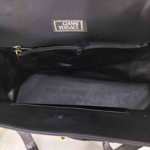 ジャンニヴェルサーチ GIANNI VERSACE ナイロン レザー コンビ ショルダーバッグ レディース ONE SIZE