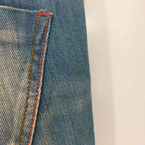 RED PEPPER Y2K バタフライ刺繍 デニムパンツ レディース US:26-27