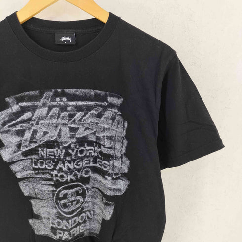 ステューシー Stussy 両面 プリント 半袖 ワールドツアー Tシャツ メンズ S