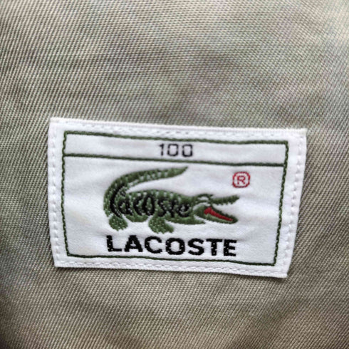 ラコステ LACOSTE ワンポイント ロゴプレート スイングトップ メンズ 100