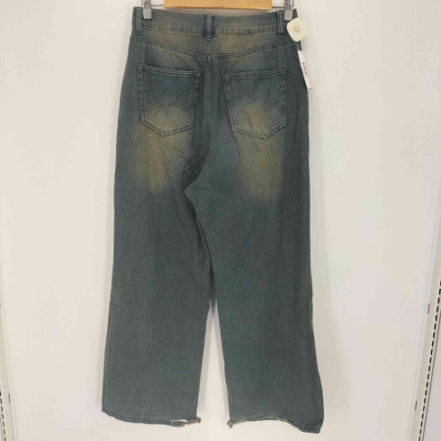 セダクル sedacle ウォッシュド ワイド デニム パンツ 韓国 import メンズ M