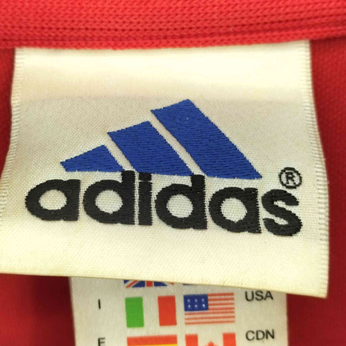 アディダス adidas 90s~00s 万国旗タグ パフォーマンスロゴ刺繍 トラックジャケット メンズ JPN:M