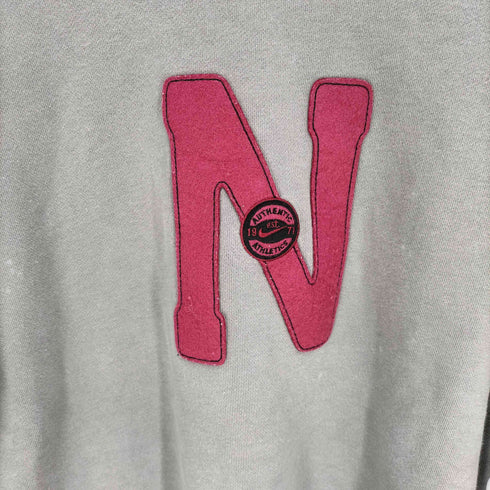 ナイキ NIKE 90-00S 赤黒タグ Nロゴパッチ クルーネック スウェット プルオーバー メンズ import:L