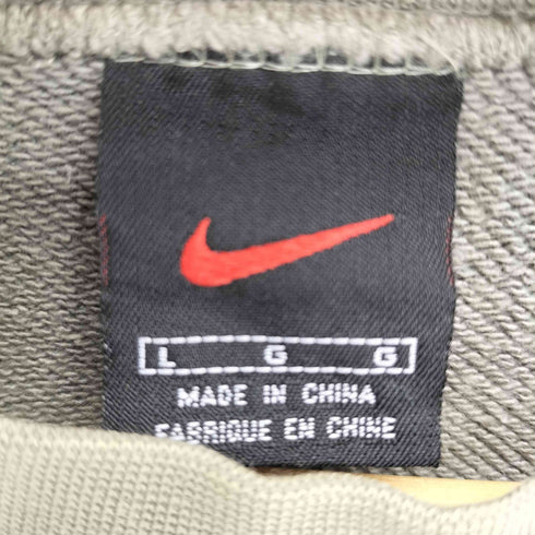 ナイキ NIKE 90-00S 赤黒タグ Nロゴパッチ クルーネック スウェット プルオーバー メンズ import:L