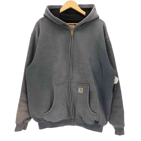 カーハート Carhartt 90-00S メキシコ製 裏地サーマル スウェット アクティブ ジャケット メンズ import:XL