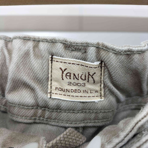 ヤヌーク YANUK ウォッシュ加工 ストレッチ イージー 5ポケット パンツ メンズ JPN:XL