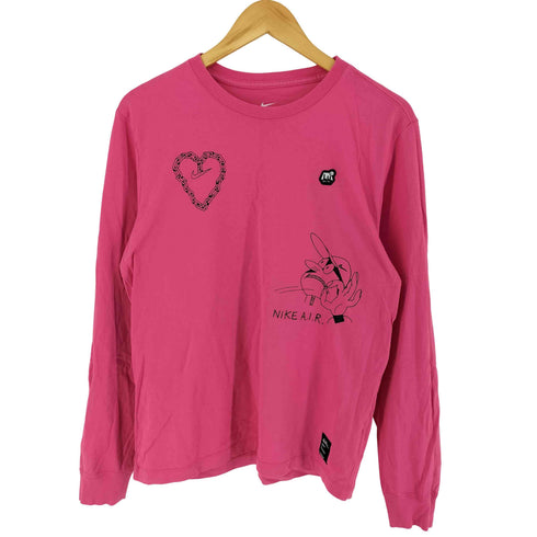 ナイキ NIKE THE NIKE TEE AIR プリント 長袖 Tシャツ レディース L